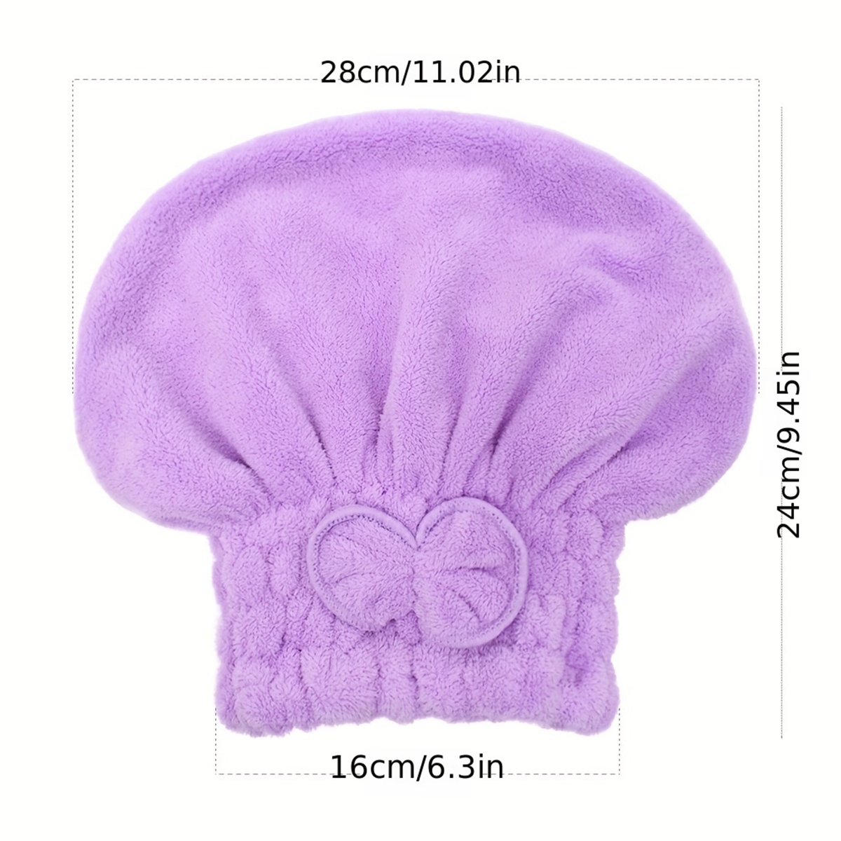 1Pc Microfiber Hair Drying Tow - Head Wrap Turban avaliação e preço