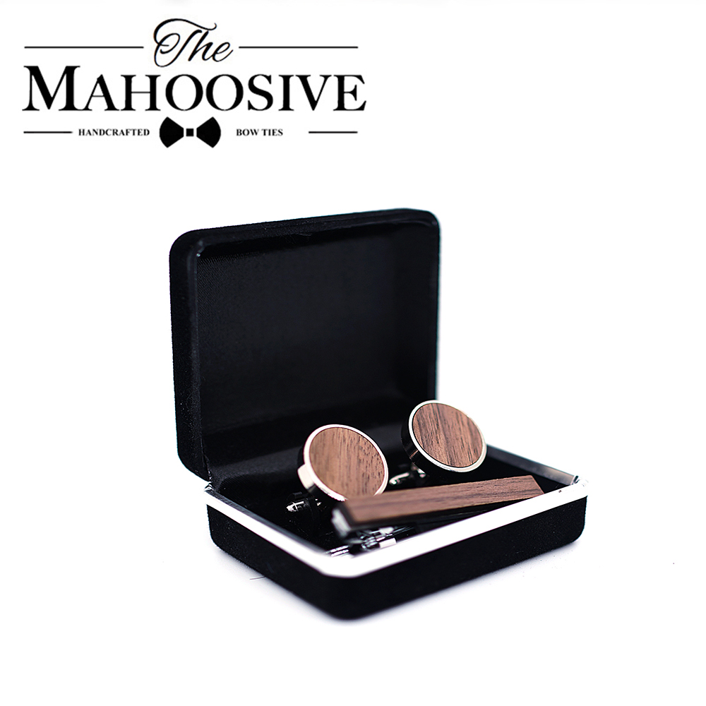 High Quality Cuff links neckti - Tie Bar Set Gift avaliação e preço