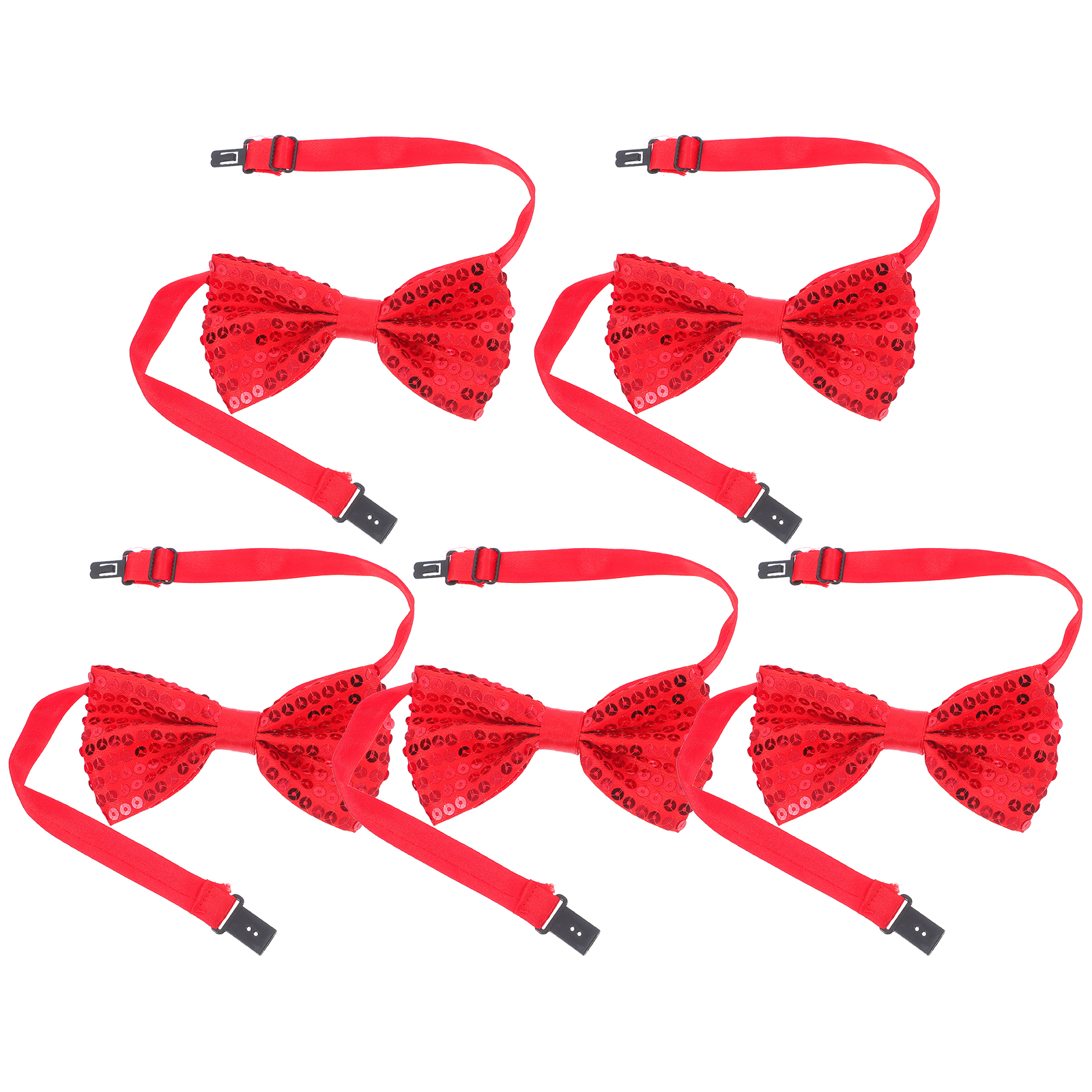 5Pcs Children Sparkly Sequin B - Bow Tie Pre Tied avaliação e preço