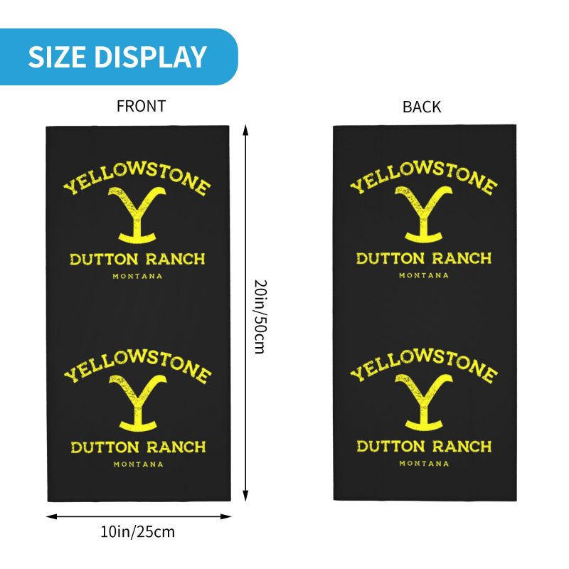 Yellowstone Dutton Ranch Print - Neck Warmer Tube avaliação e preço