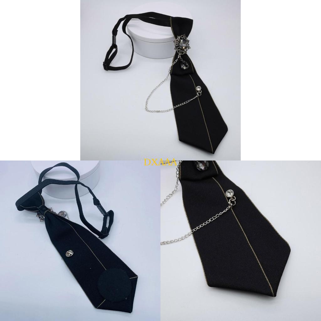 DXAA Women Gothic Tie Uniform  - Bow Tie Pre Tied avaliação e preço