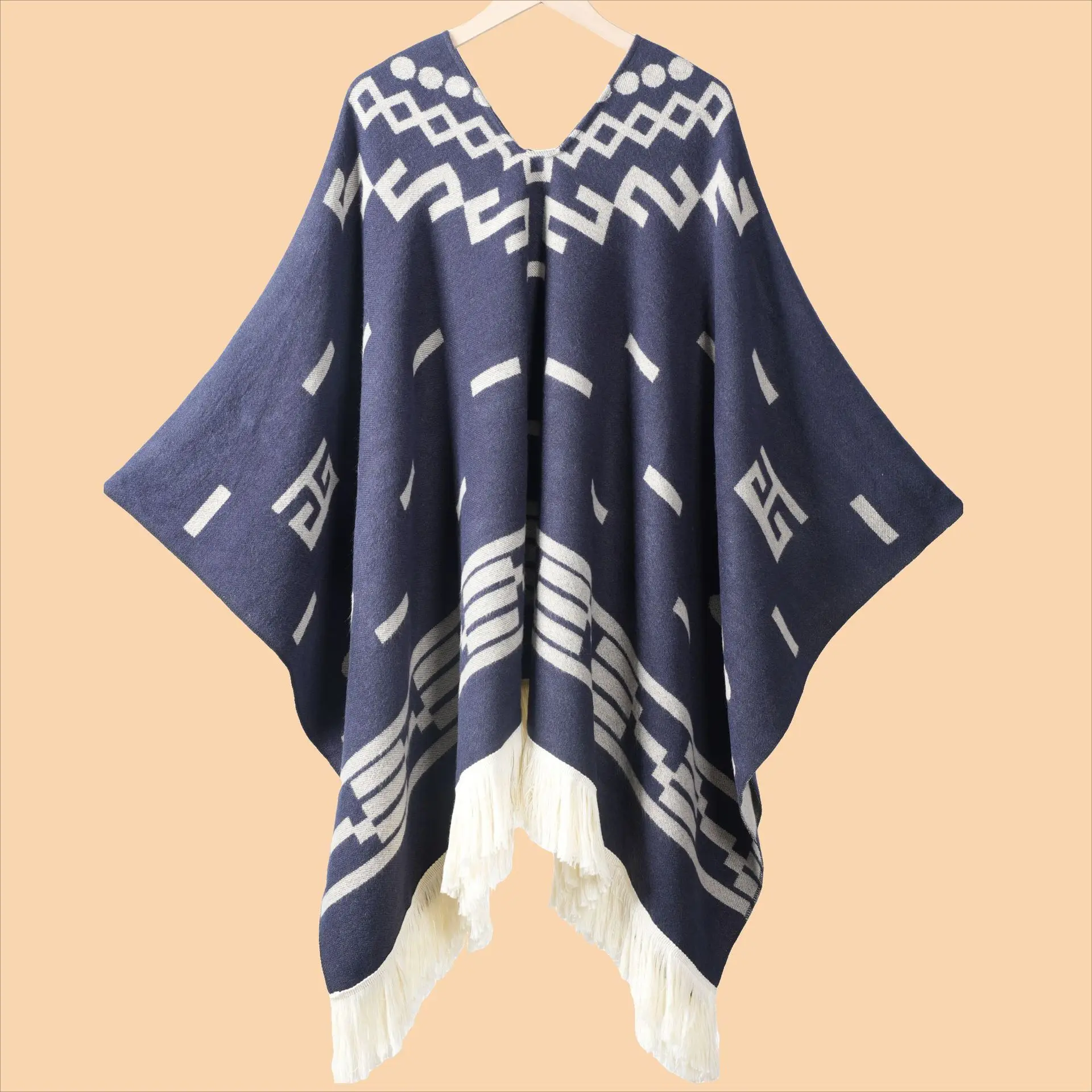 Men's Cape Fashionable Knitted - Muffler Men Wool avaliação e preço