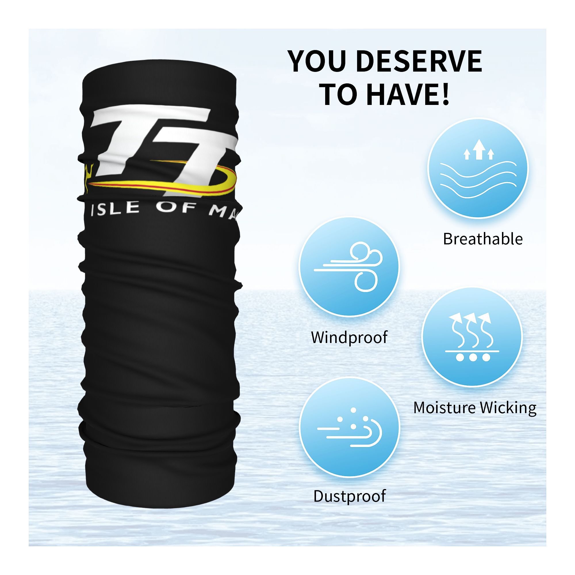 Custom Motorcycle Sport Isle o - Neck Warmer Tube avaliação e preço
