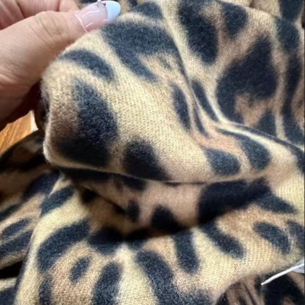 190*70CM Design Leopard Scarf  - Woven Scarf Blanket avaliação e preço