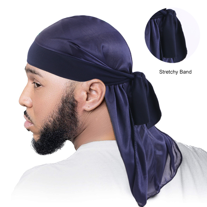 Men's Silky Durags Bandanas Tu - Bandana Doo Rag avaliação e preço