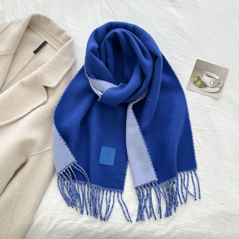 New Luxury Design Wool Scarf W - Muffler Men Wool avaliação e preço