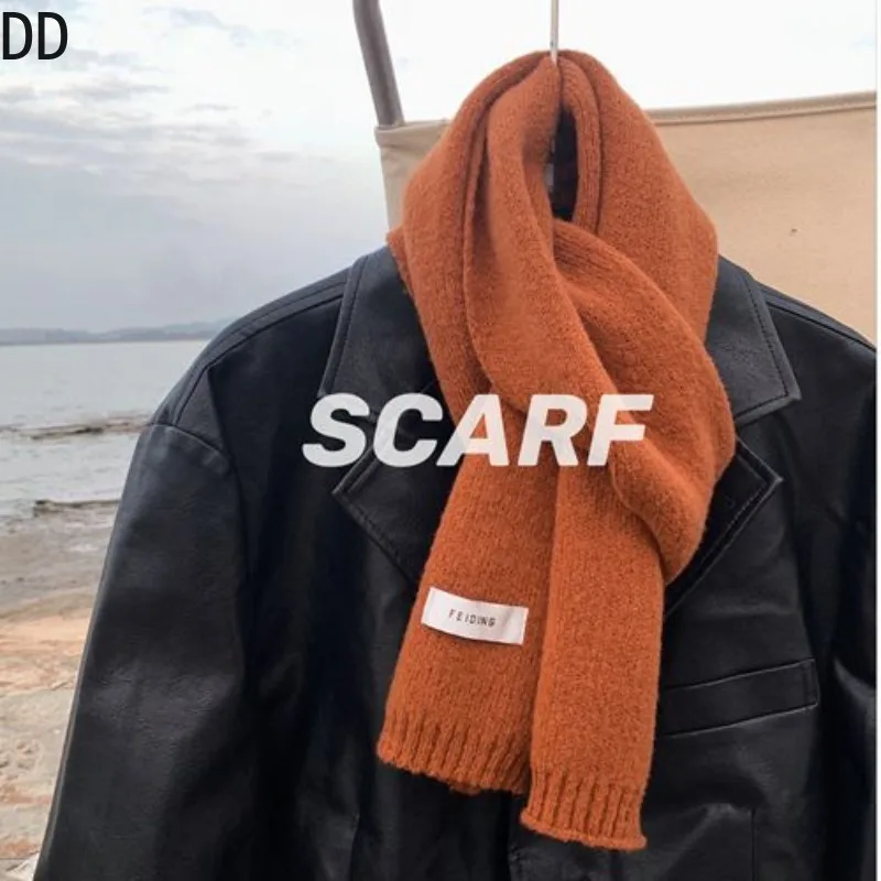Simple Chic Solid Soft Scarf A - Muffler Men Wool avaliação e preço