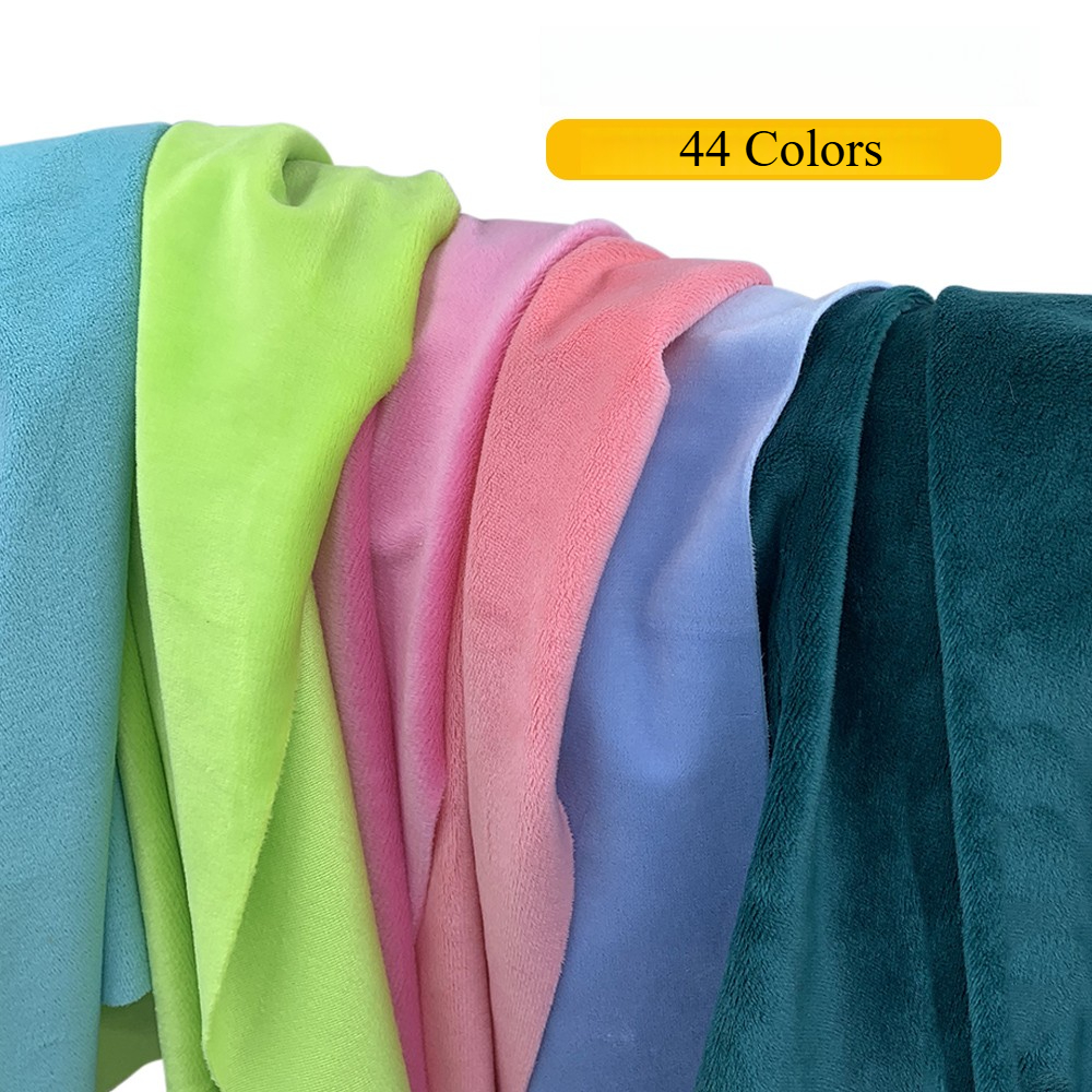 44 Colors Soft Short Plush Fab - Woven Scarf Blanket avaliação e preço