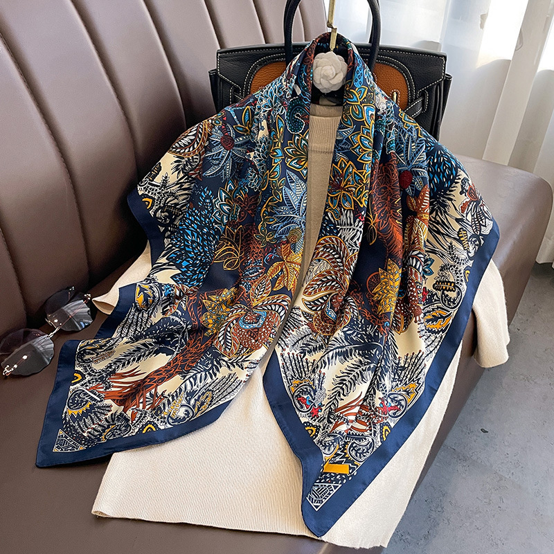 90*90cm Square Scarf Twill Cot - Bandana Cotton avaliação e preço