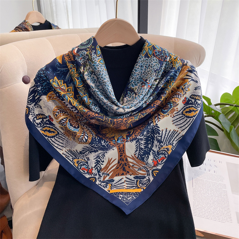 90*90cm Square Scarf Twill Cot - Bandana Cotton avaliação e preço