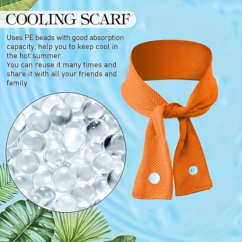 Cooling Neck Gaiter Scarf Band - Silk Neck Scarf avaliação e preço