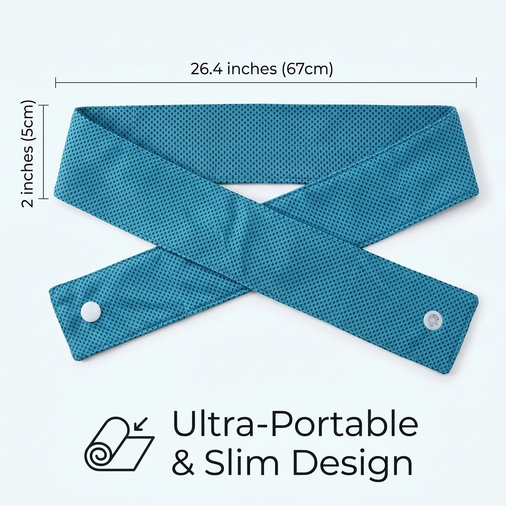 Cooling Neck Gaiter Scarf Band - Silk Neck Scarf avaliação e preço