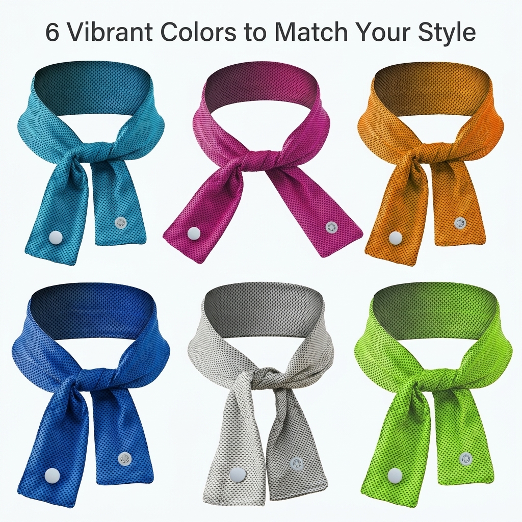 Cooling Neck Gaiter Scarf Band - Silk Neck Scarf avaliação e preço