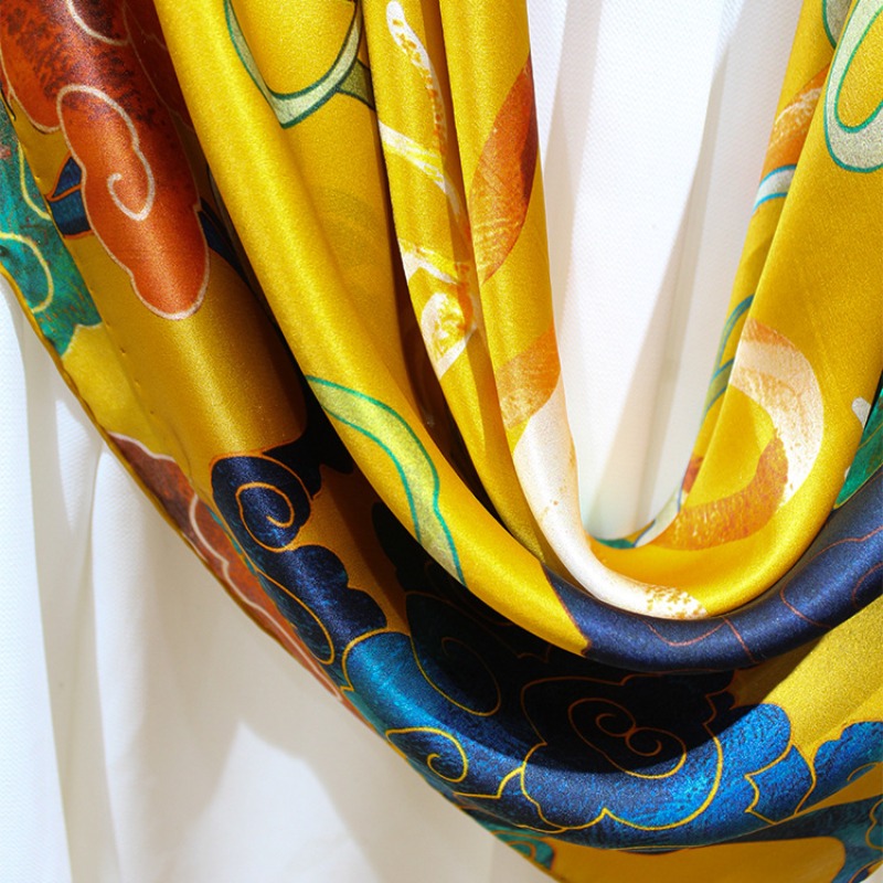 New Luxury 110x110cm Real Silk - Pashmina Wrap Large avaliação e preço