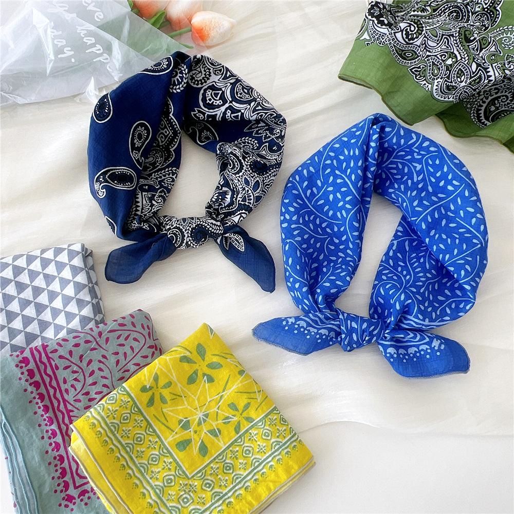 Luxury Floral Print Cotton Lin - Bandana Cotton avaliação e preço