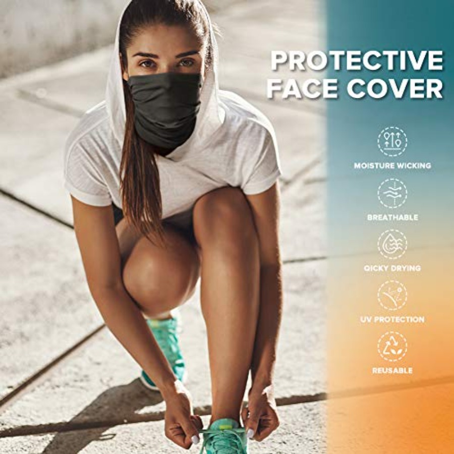 VULKIT 2 Pack Neck Gaiter Face - Face Scarf Mask avaliação e preço