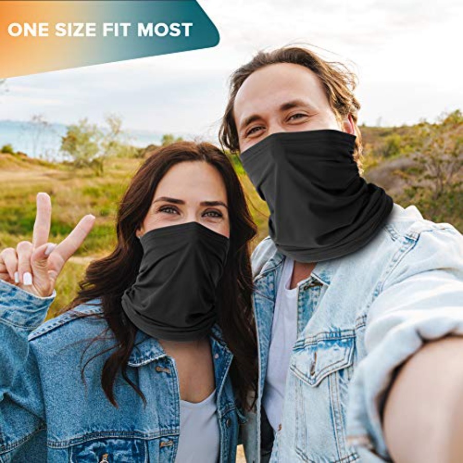 VULKIT 2 Pack Neck Gaiter Face - Face Scarf Mask avaliação e preço
