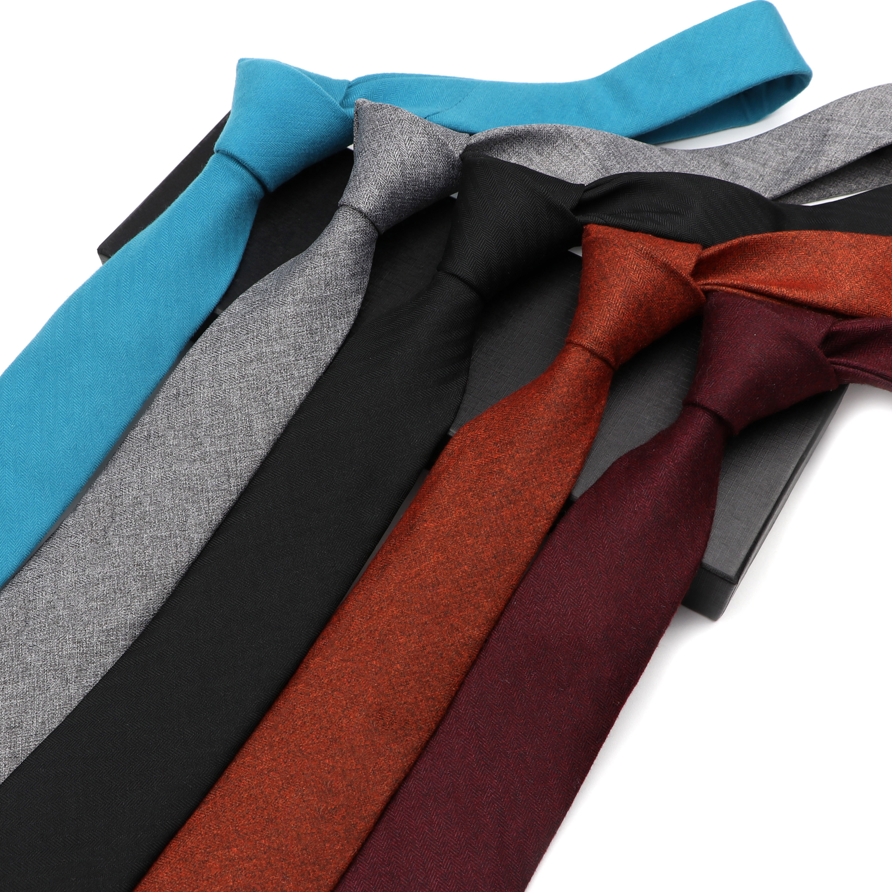 New Arrival Soft Mens Solid Co - Skinny Tie Men avaliação e preço