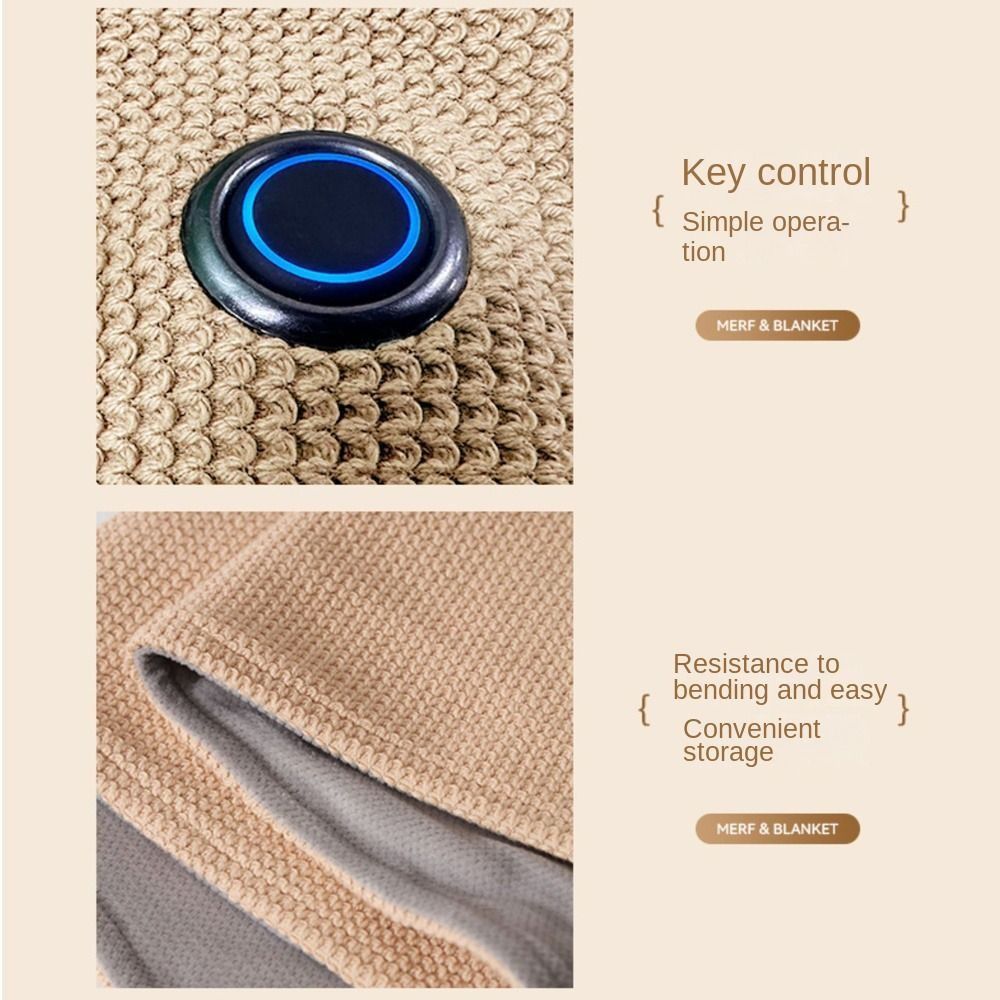 Fashion Wearable USB Electric  - Woven Scarf Blanket avaliação e preço
