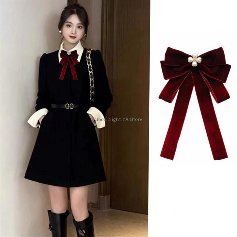 Luxurious Velvets Bows Tie for - Bow Tie Pre Tied avaliação e preço