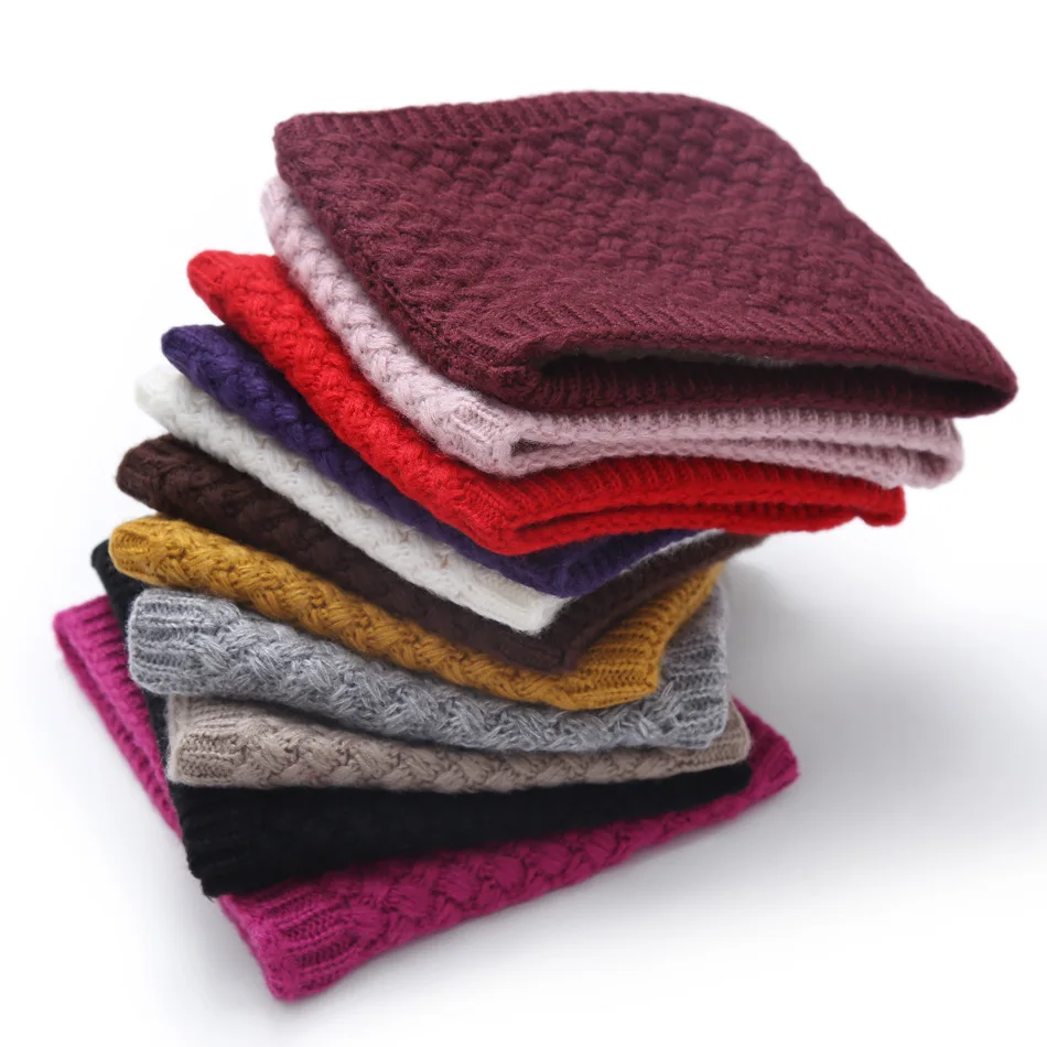 Kids Girls/Boys Winter Knitted - Infinity Scarf Knit avaliação e preço
