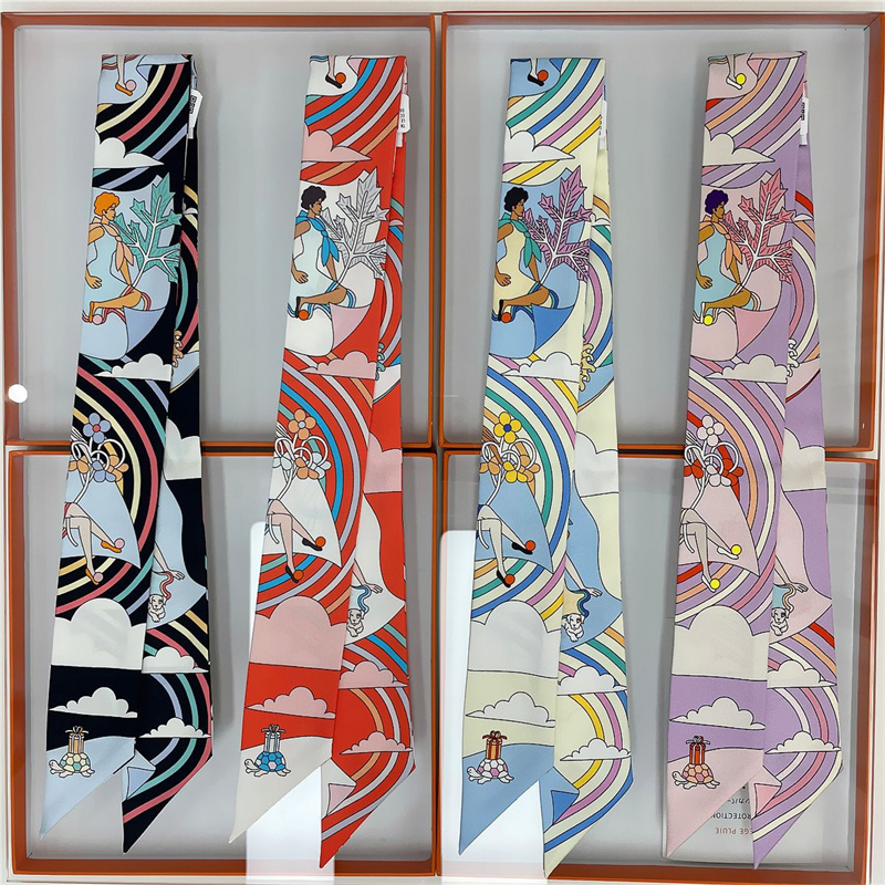 Women 100% Mulberry Silk Scarf - Head Wrap Turban avaliação e preço
