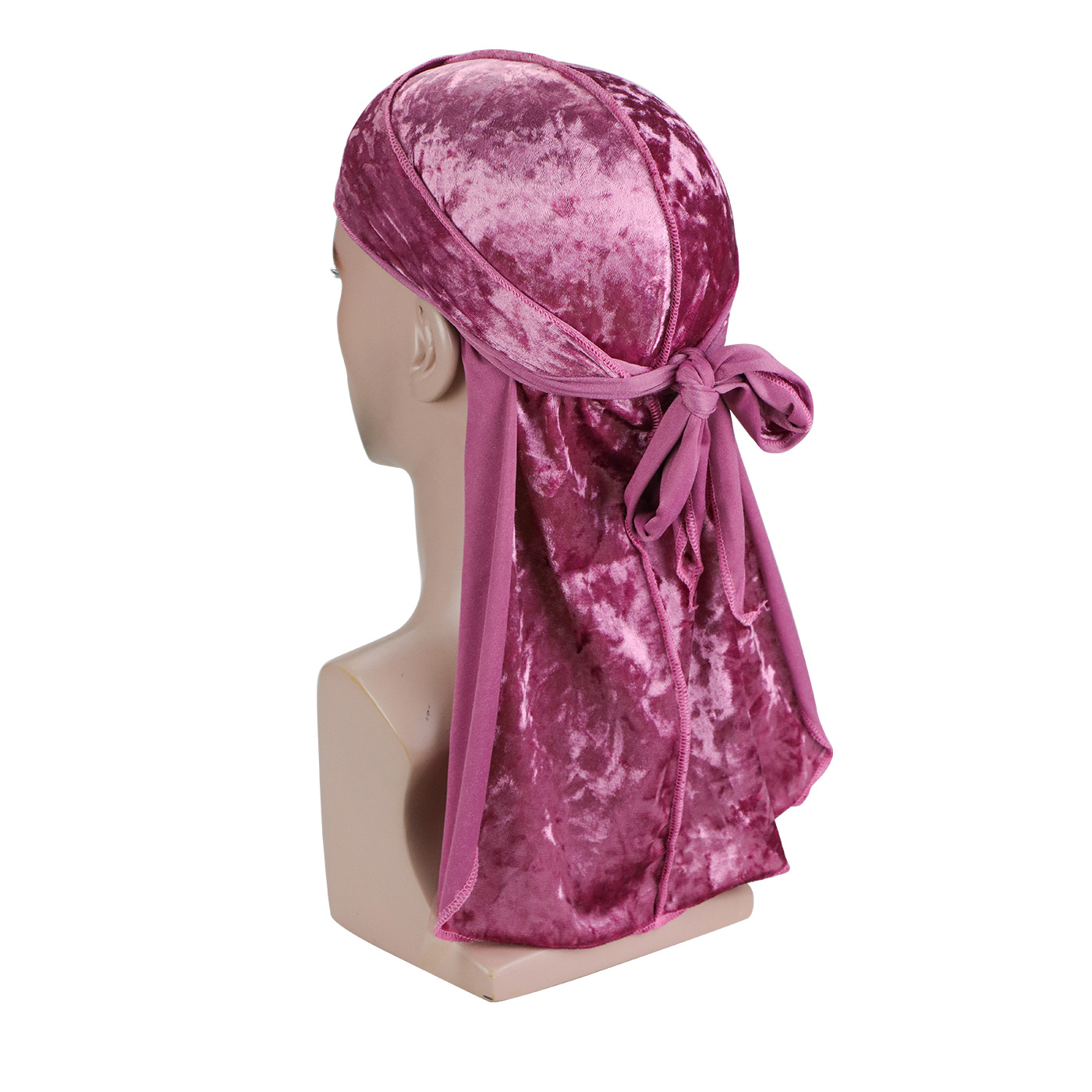 Unisex Diamond Velvet Durag Ba - Bandana Doo Rag avaliação e preço