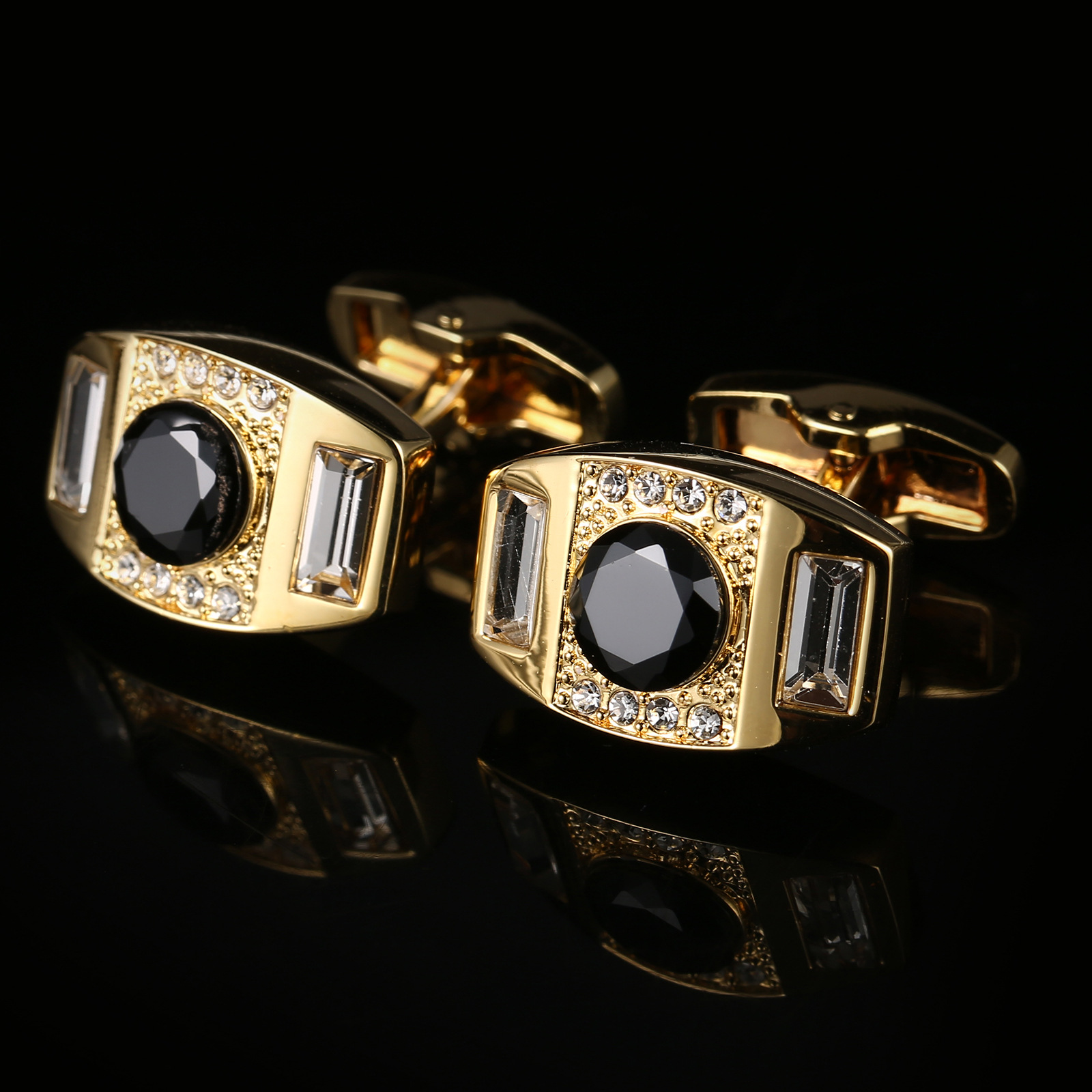 High Quality Cufflinks Necktie - Tie Bar Set Gift avaliação e preço