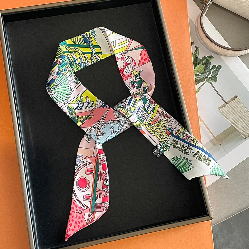 Luxury Design Horse Print Skin - Ascot Neck Scarf avaliação e preço