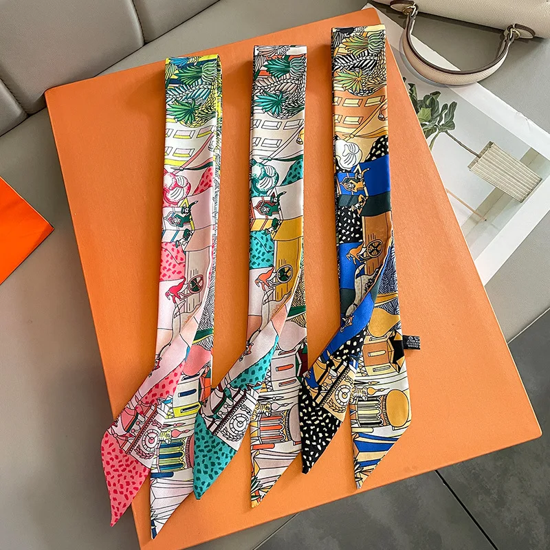 Luxury Design Horse Print Skin - Ascot Neck Scarf avaliação e preço