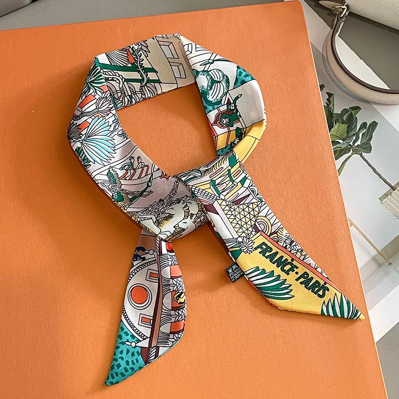 Luxury Design Horse Print Skin - Ascot Neck Scarf avaliação e preço