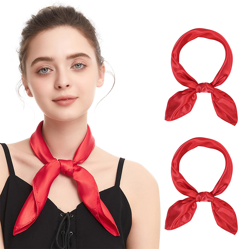 2024 New Fashion Women Satin S - Scarf Silk Square avaliação e preço