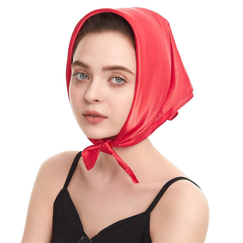 2024 New Fashion Women Satin S - Scarf Silk Square avaliação e preço