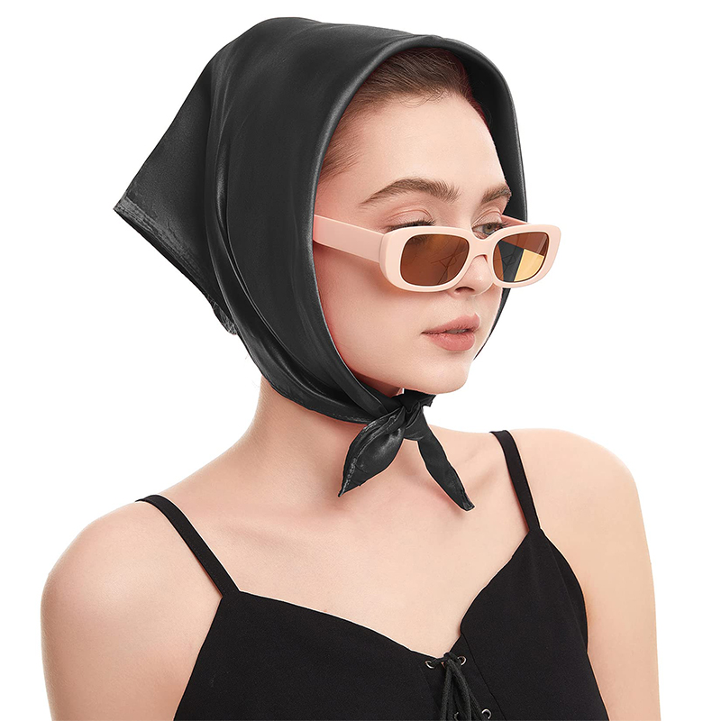 2024 New Fashion Women Satin S - Scarf Silk Square avaliação e preço