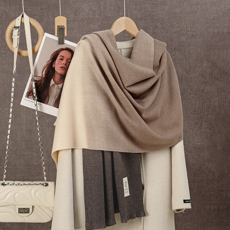 New 2024 Gradient Cashmere Sca - Woven Scarf Blanket avaliação e preço