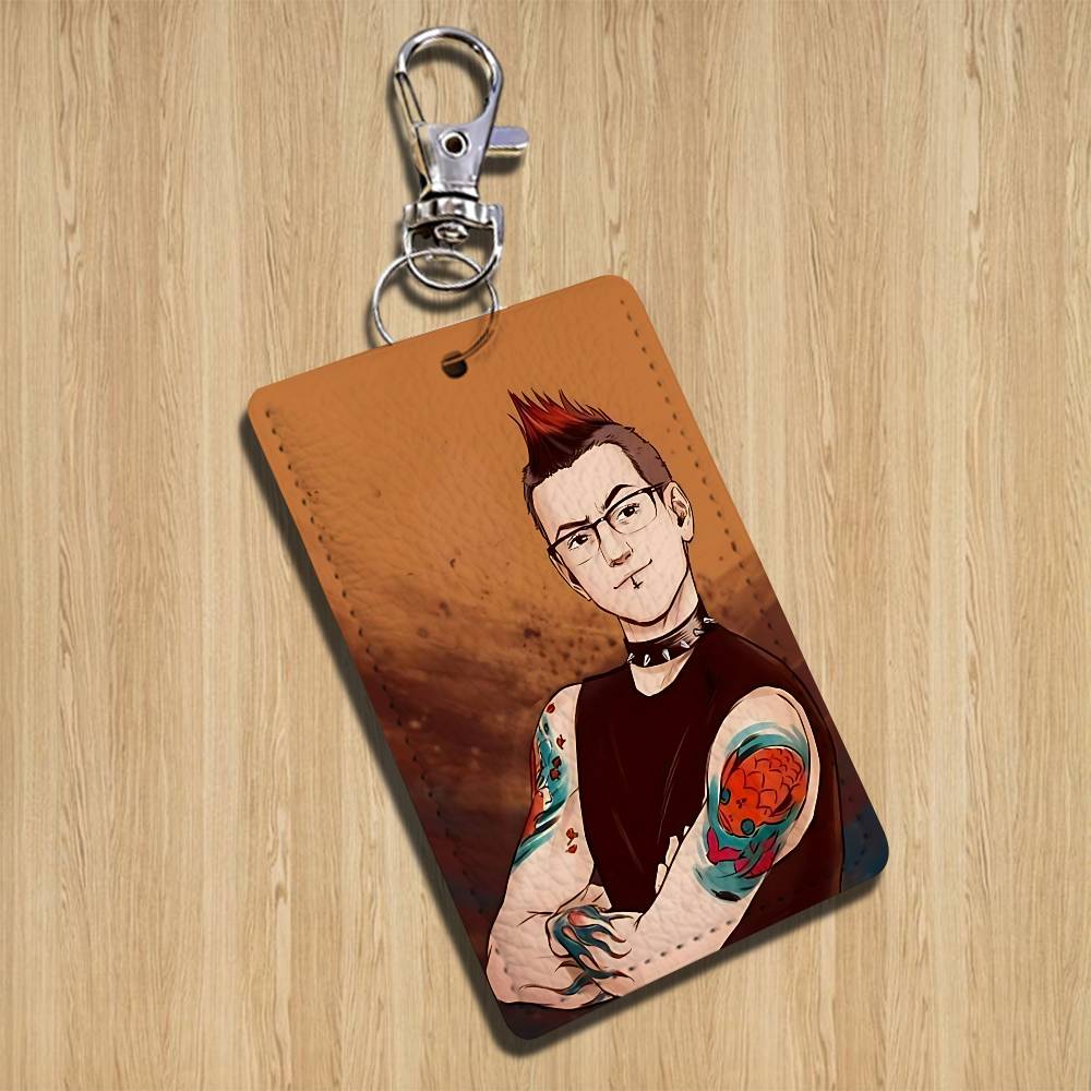 Fan art design Chester Benning - Lanyard Badge Holder avaliação e preço