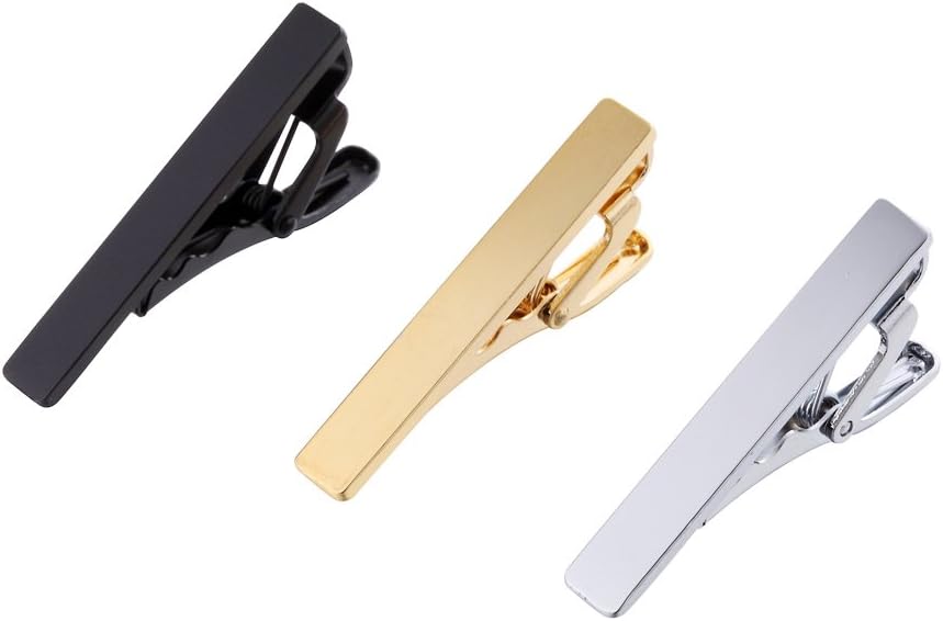Men's Skinny Tie Clip Set 3 To - Tie Clip Silver avaliação e preço