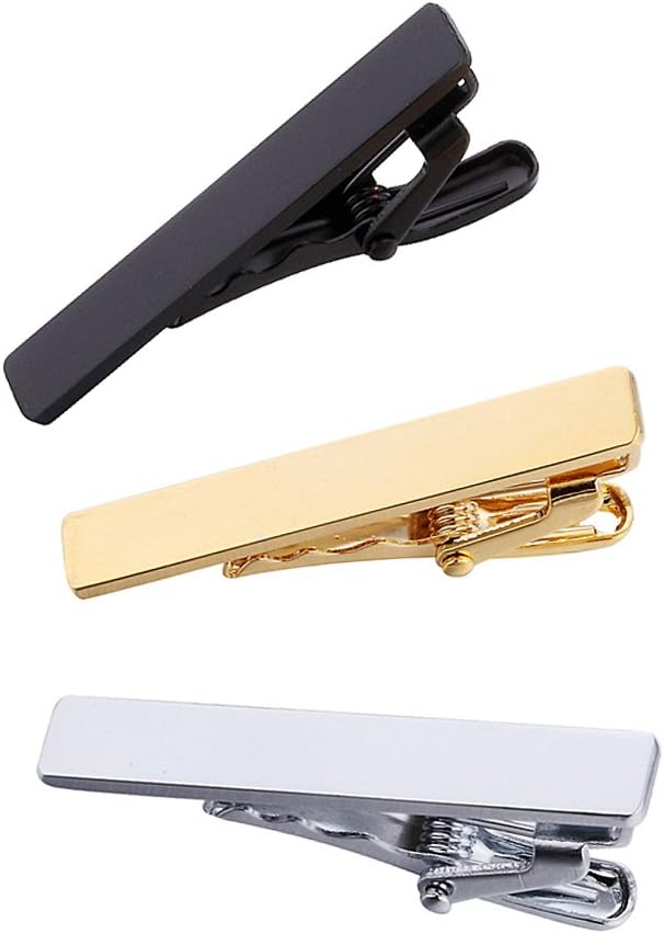 Men's Skinny Tie Clip Set 3 To - Tie Clip Silver avaliação e preço