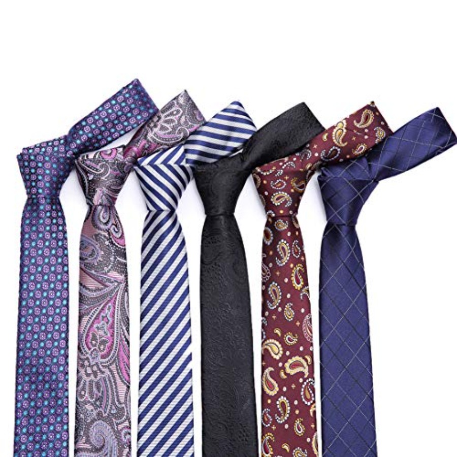 4 Packs Skinny Neckties for Me - Skinny Tie Men avaliação e preço