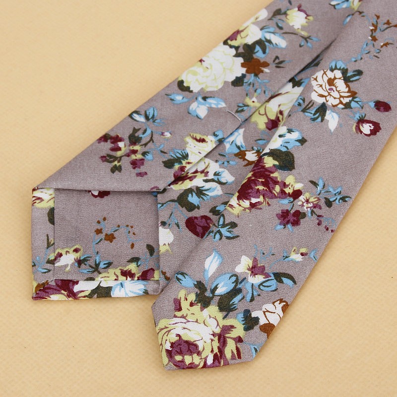 Brand New Floral Tie for Men's - Skinny Tie Men avaliação e preço
