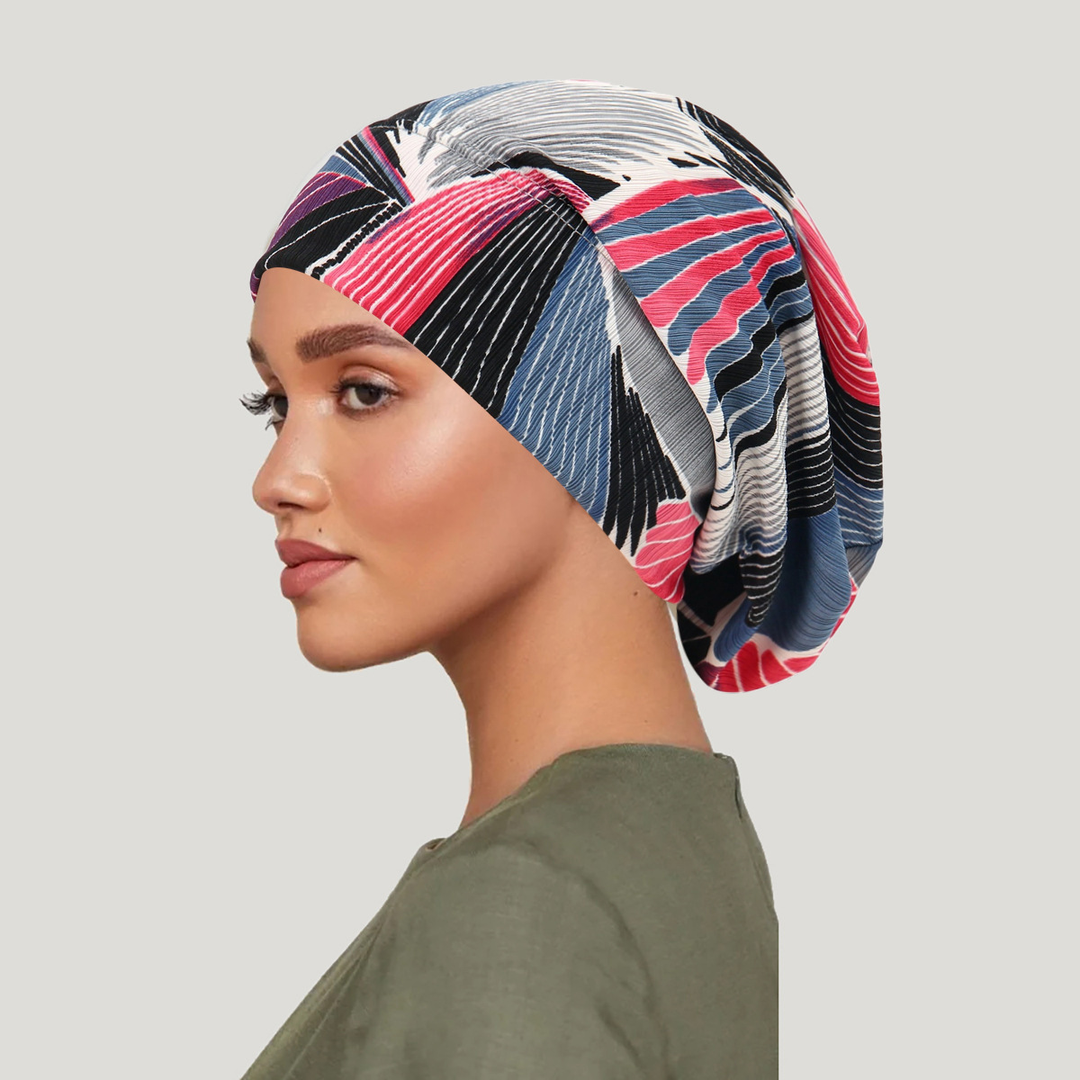 2026 New Tie-dye Hair Cover Ca - Head Wrap Turban avaliação e preço