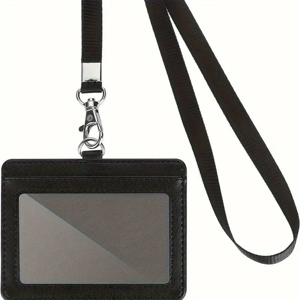 1 pc Horizontal ID badge holde - Lanyard Badge Holder avaliação e preço