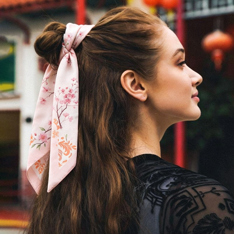 Fashion Women Silk Satin Skinn - Head Wrap Turban avaliação e preço