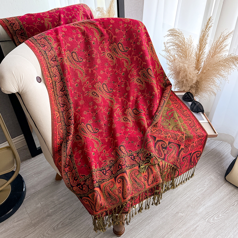 Tassel Blanket Design Thick Pa - Woven Scarf Blanket avaliação e preço