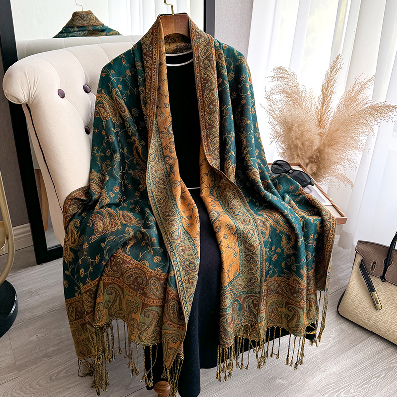 Tassel Blanket Design Thick Pa - Woven Scarf Blanket avaliação e preço