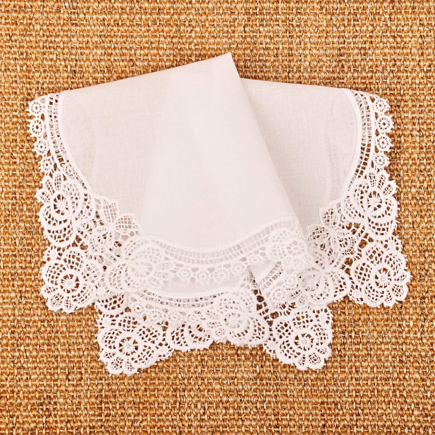 White Wedding Handkerchief Pur - Handkerchief Cotton Men avaliação e preço