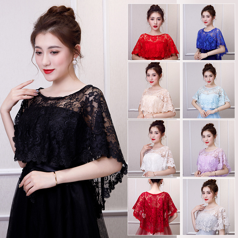 Hot Sale Lace Wedding Wrap Jac - Stole Wedding Shawl avaliação e preço