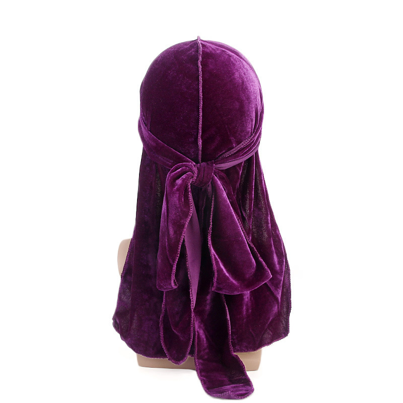 New Luxury Men's Velvet Durags - Bandana Doo Rag avaliação e preço