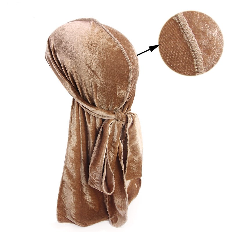 New Luxury Men's Velvet Durags - Bandana Doo Rag avaliação e preço
