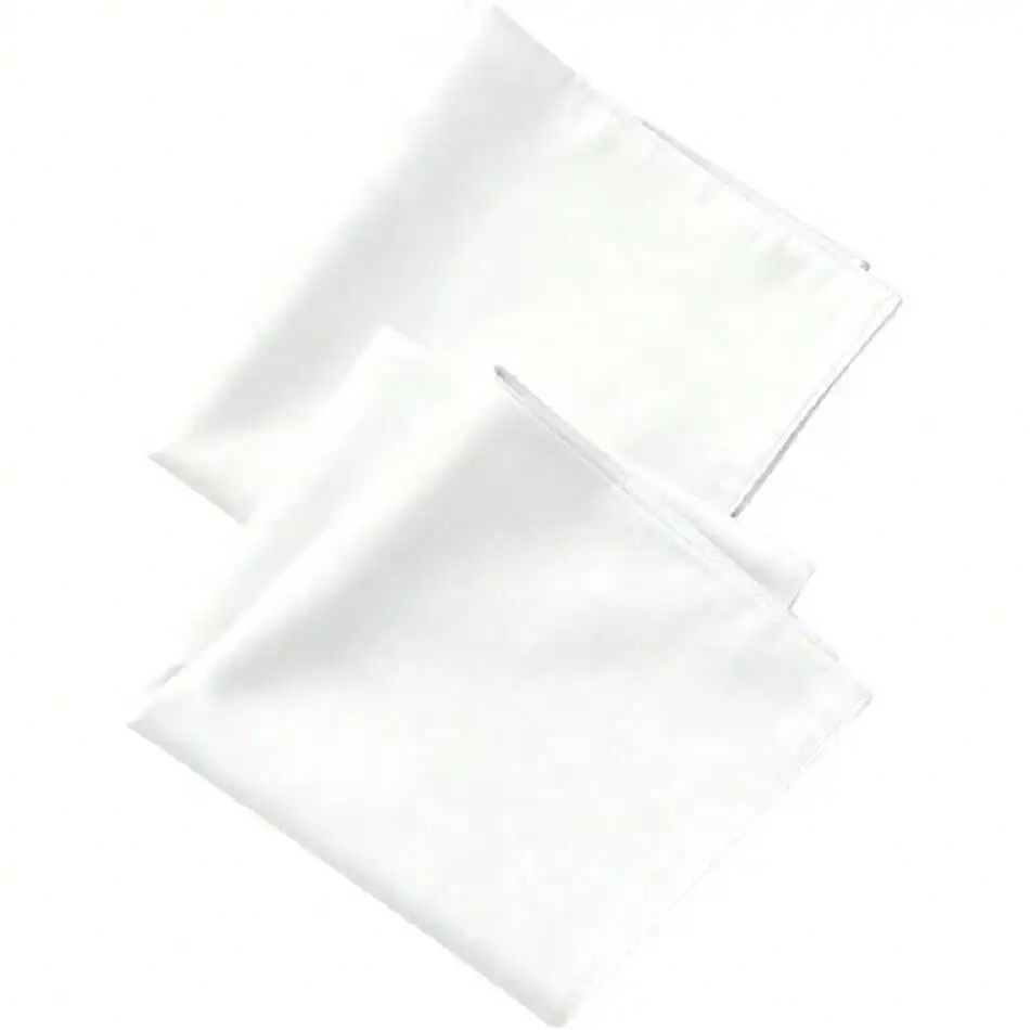 2Pcs Silk-Like Handkerchief Se - Handkerchief Cotton Men avaliação e preço